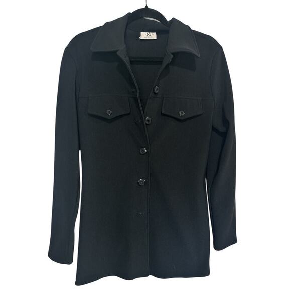 Lucky Brand Black Collared Button-Up Top – Rayon Spandex Blend – Chic & Comfy - Picture 4 of 7